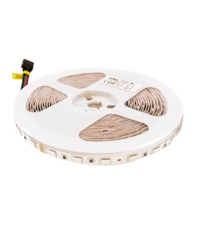 LED STRIP PLUS 5050 60CHIPS/m 14,4W/m 1470Lm RGB 24V DC IP65 5m ROLL 3M(ADHESIVE TAPE) 5540790 VITO